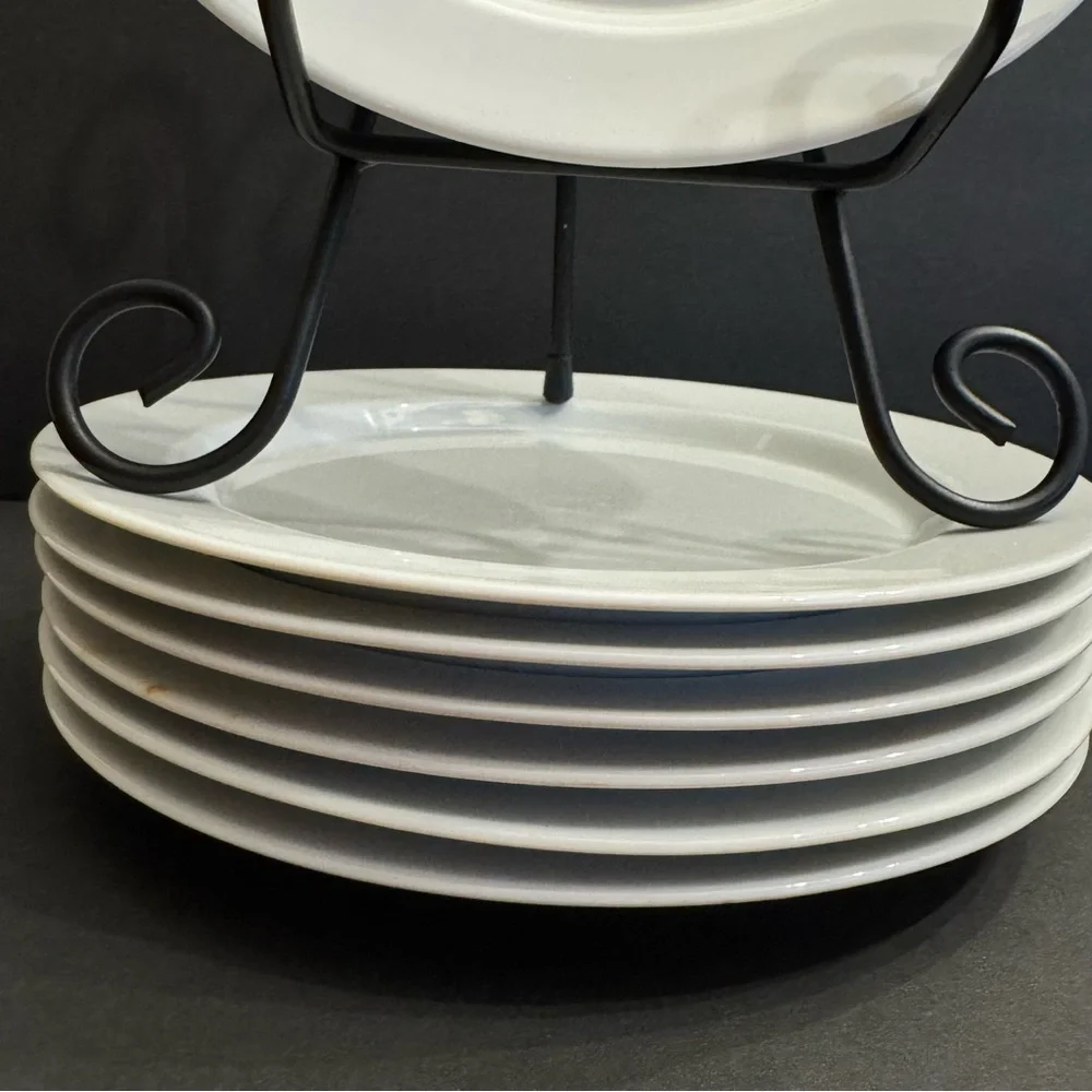 LOT of 4 Tienshan Prelude Salad Plates Wide Rim 8 3/8" - DISCONTINUED - Picture 4 of 16